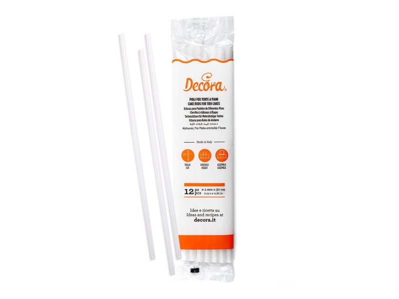 PIOLI PER TORTE H30 CM BIANCO