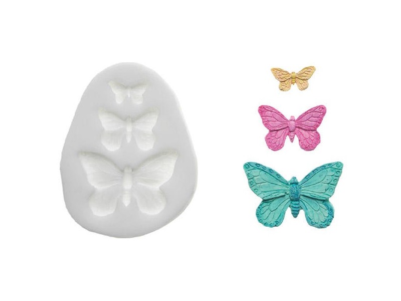 Stampo per decorazione in silicone BUTTERFLIES
