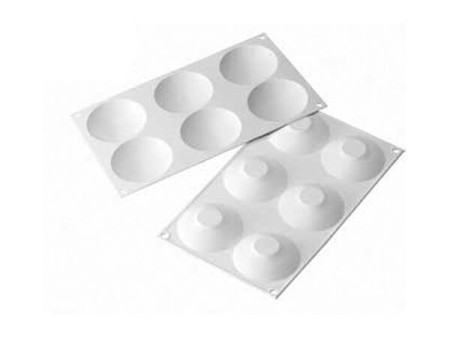 CUPOLE55 - STAMPO IN SILICONE ø80 H 20 MM