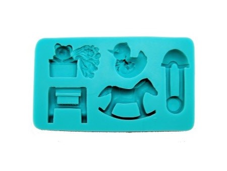 STAMPO SILICONE INFANZIA RETTANGOLARE