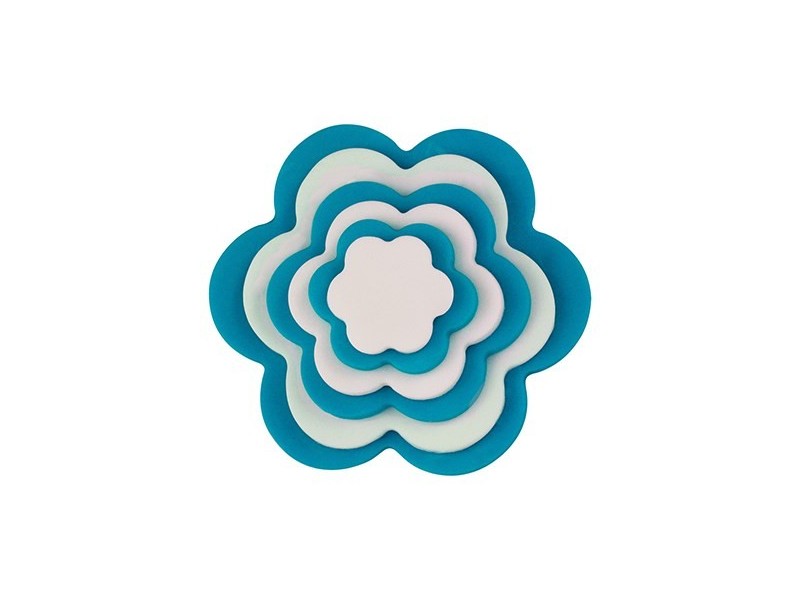 Set tagliapasta fiori, confezione da 6 pz