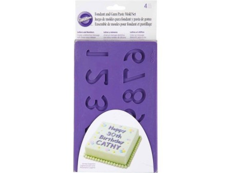 Stampi Wilton kit numeri e lettere