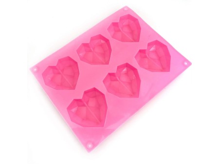 Stampo in Silicone Cuori - Origami