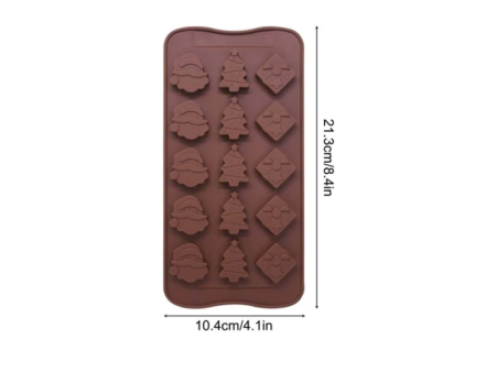 Stampo in silicone per cioccolato - Natale
