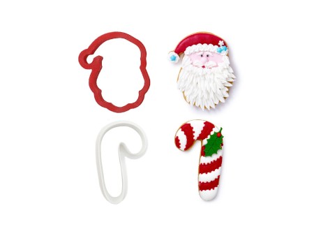 Tagliapasta babbo Natale e candy cane