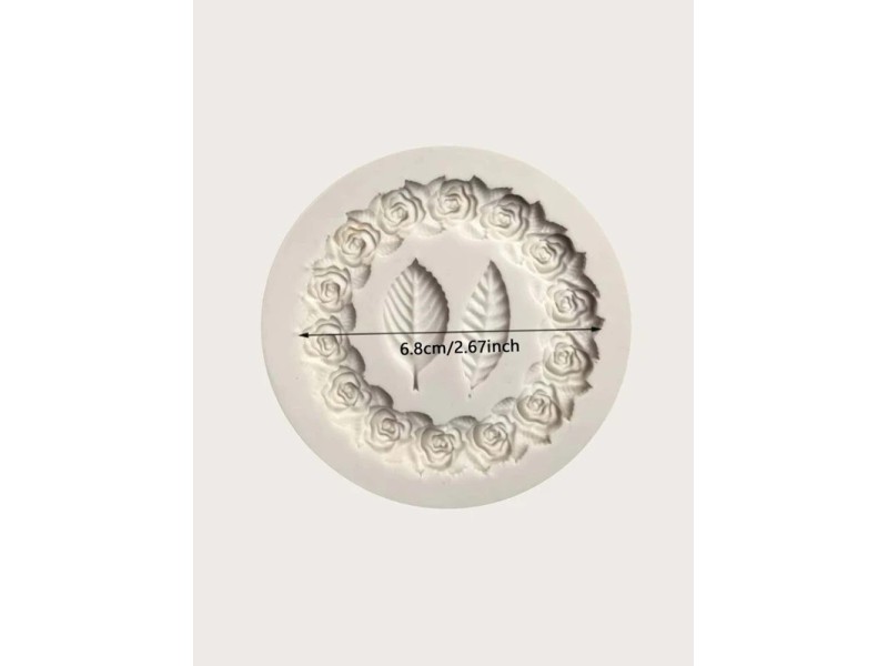 Stampo in Silicone - cornice floreale