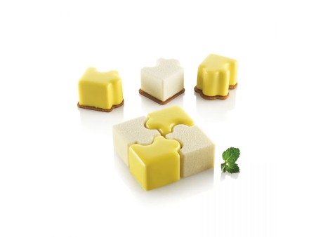 Stampo in silicone Puzzle 30 con cutter