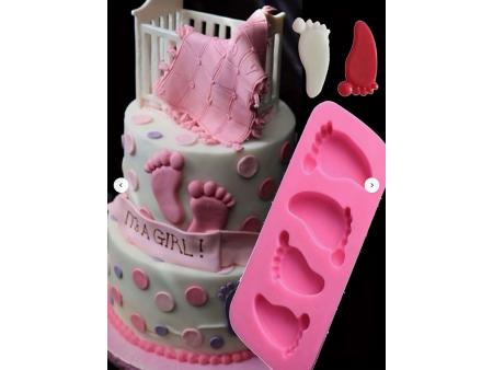 Stampo in silicone per cottura (forma piedino)