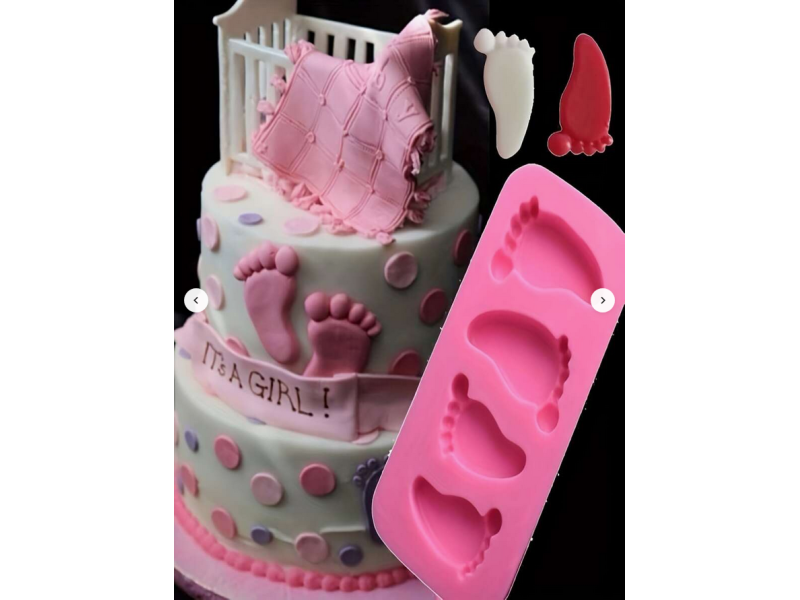 Stampo in silicone per cottura (forma piedino)