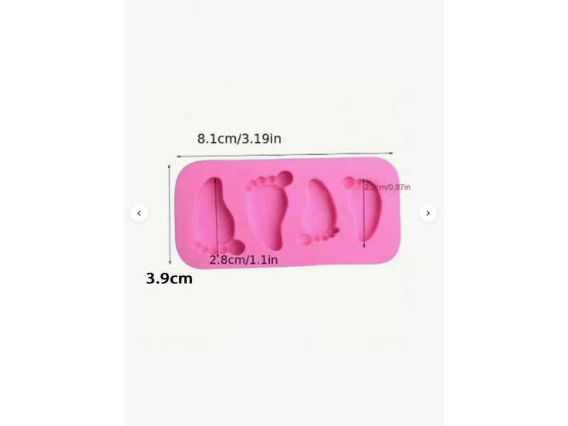 Stampo in silicone per cottura (forma piedino)