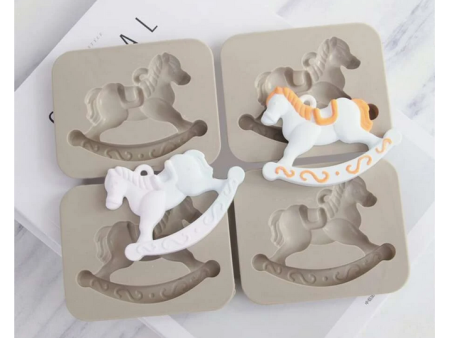 Stampo in Silicone Cavallo a dondolo